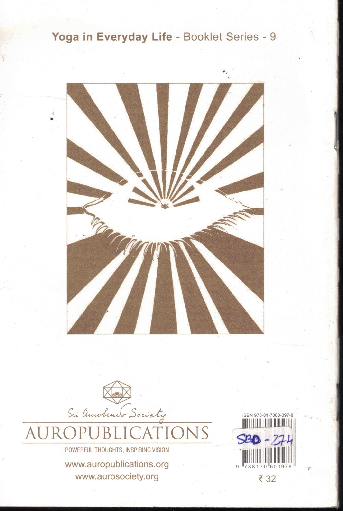 Yoga in Everyday Life - Booklet Series - 9