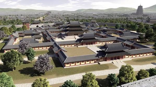 Silla Royal Palace Wolseong, 3D restoration 'Wolseong' is the thousand-year-old palace of Silla, recorded in history books as the place where the 'king' lived until 935, when Silla fell.