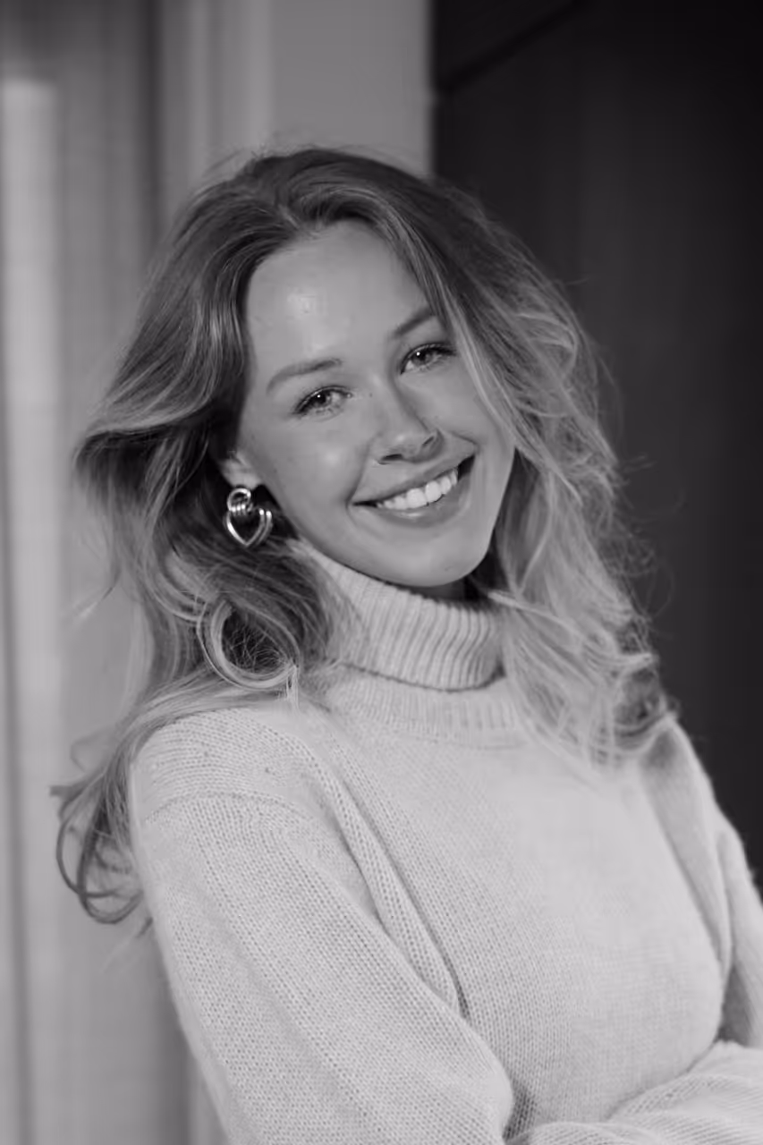 Portrait of the founder of Red Snow Studio smiling