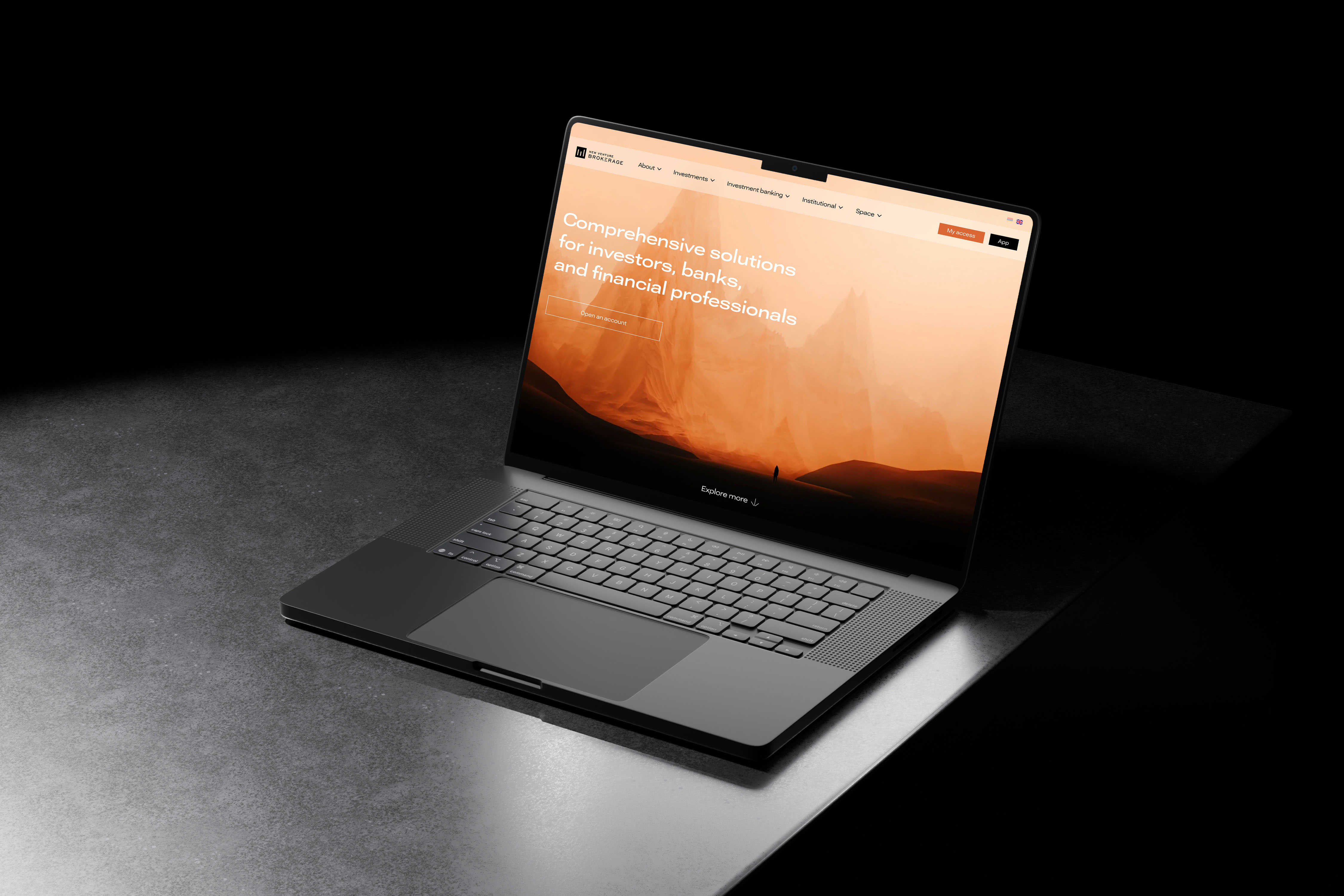 Timeless brand identity for a premium investment brokerage