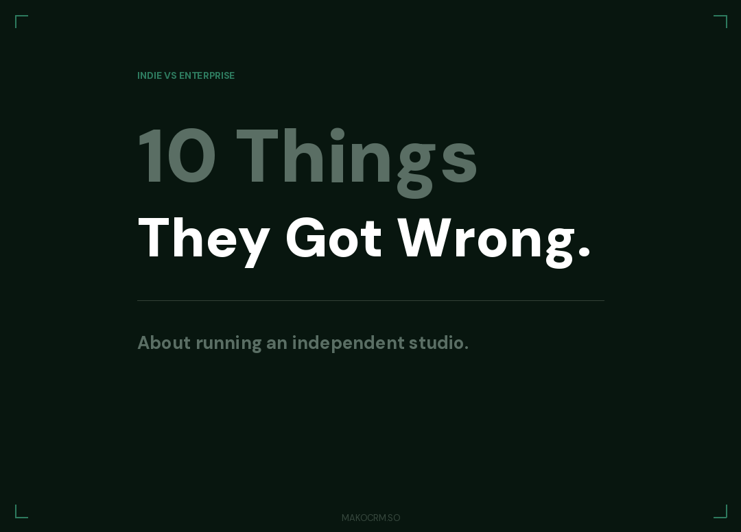 enterprise-software-gets-wrong-about-small-studios cover