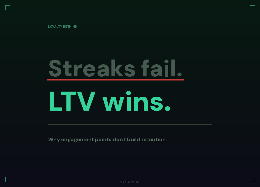 Why Streak Loyalty Programs Fail