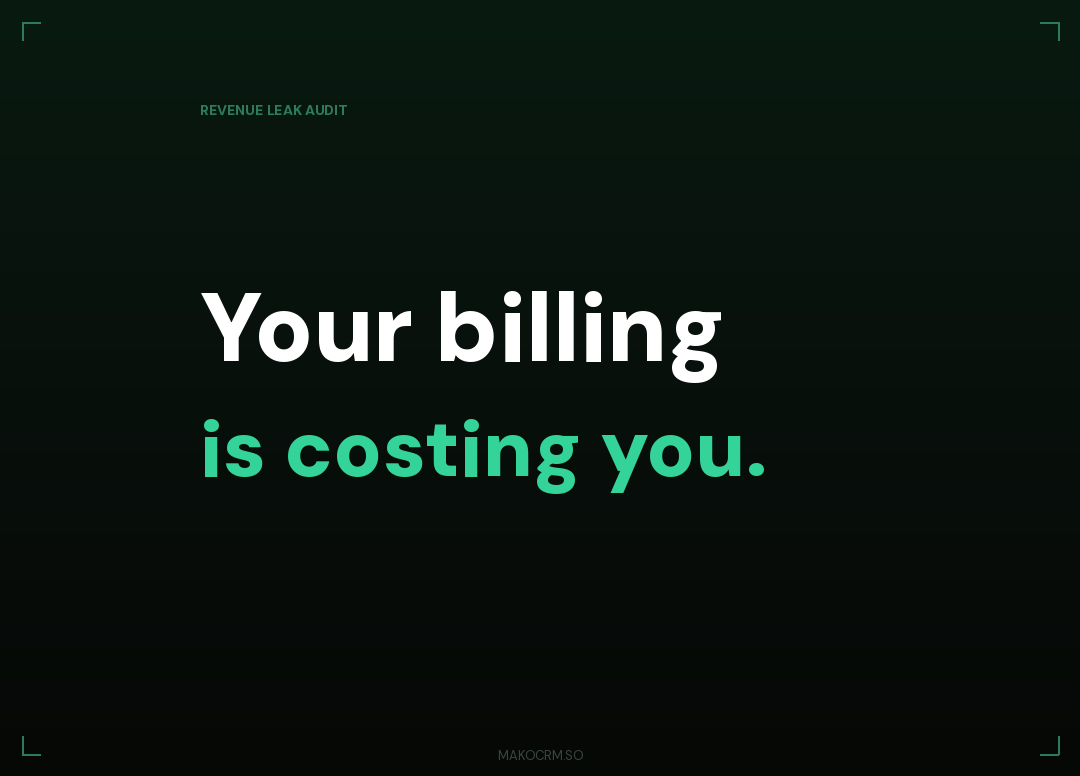 Billing Software Killing Revenue