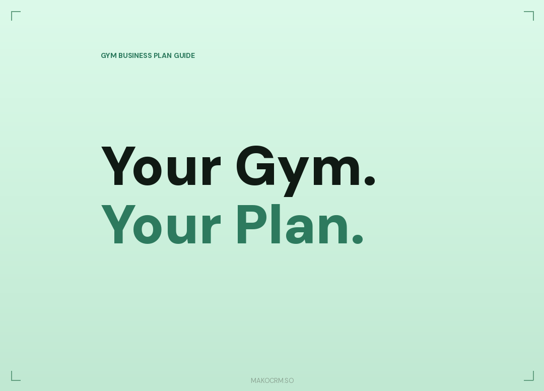 How to Write a Gym Business Plan