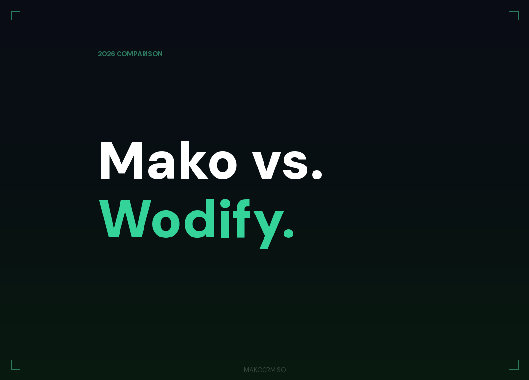 Mako vs Wodify