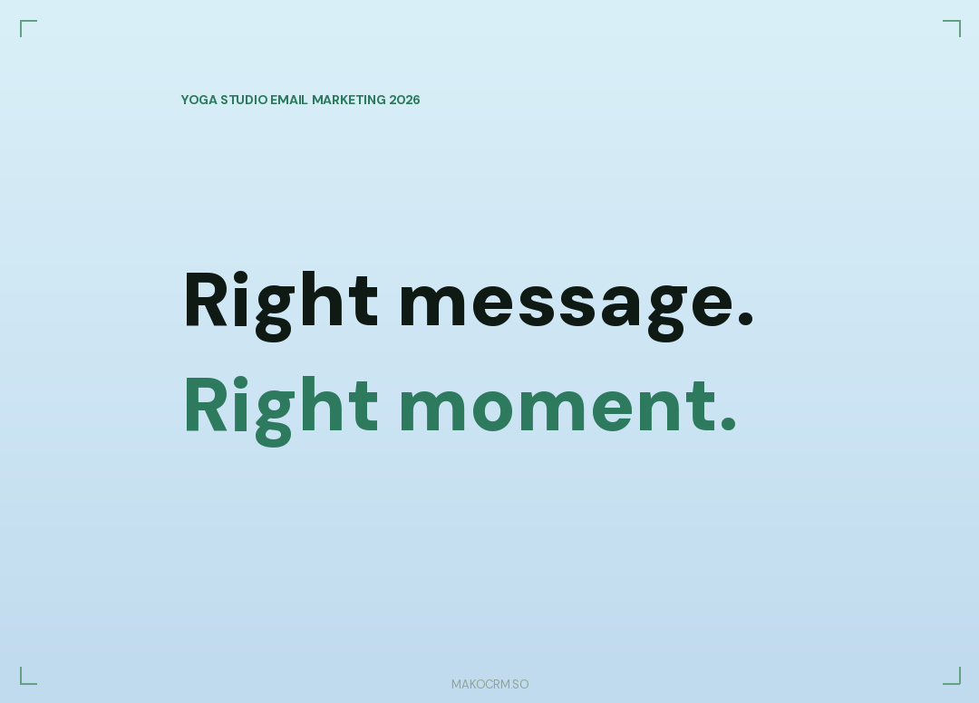 Yoga Studio Email Marketing: The Sequences That Actually Drive Retention