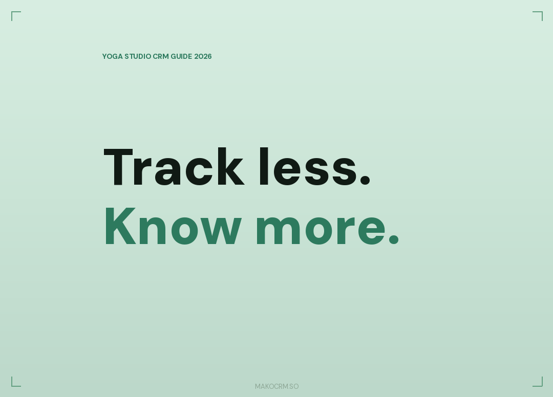 Yoga Studio Retention Metrics Dashboard