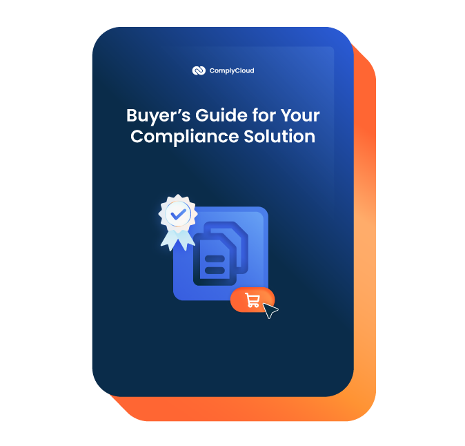 Cover of ComplyCloud’s Buyer’s Guide for selecting compliance software.