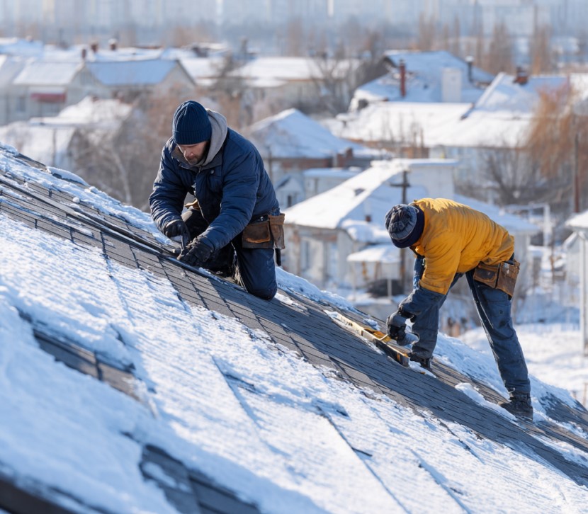 winter roof maintenance in Glen Ridge