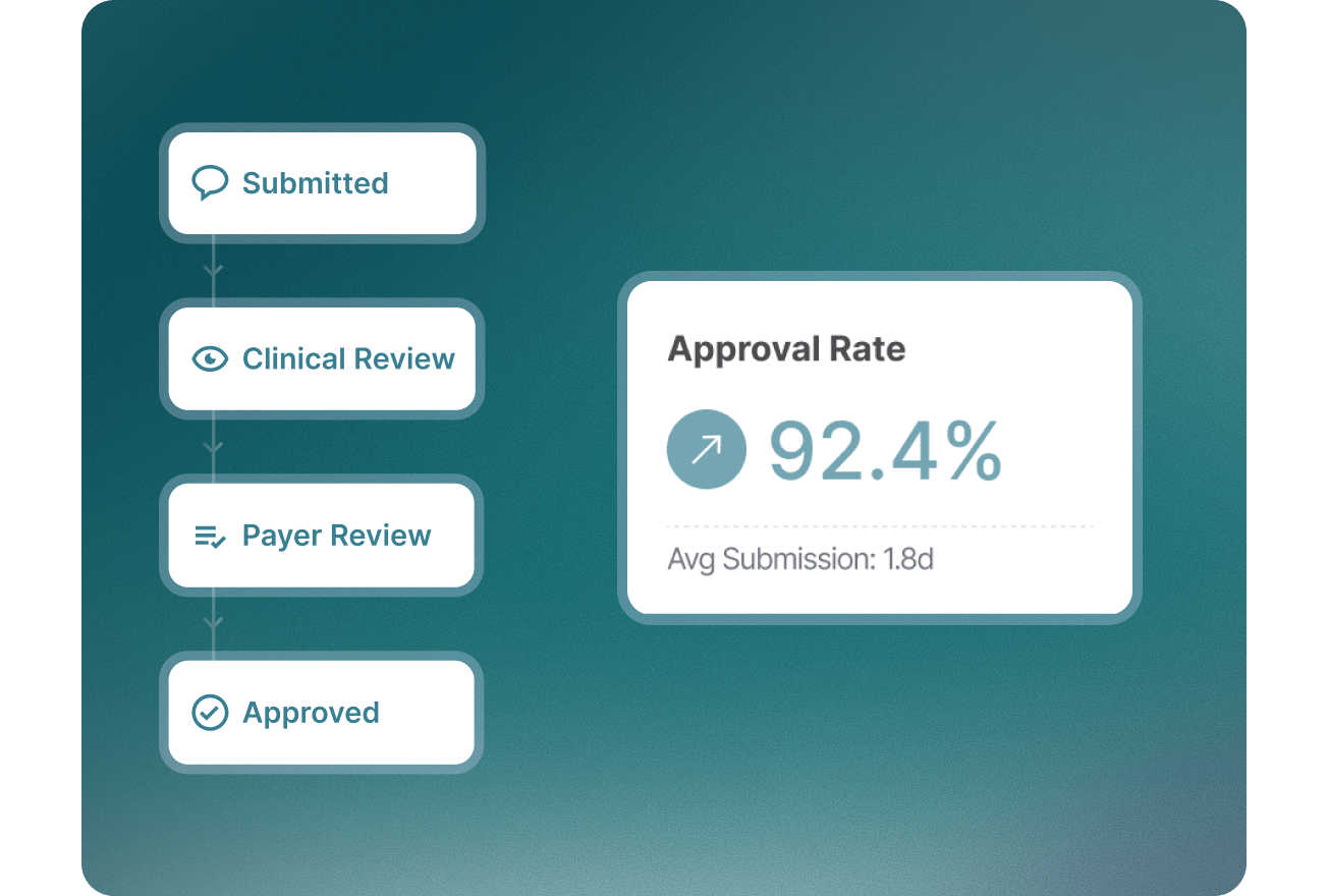 Smiling male healthcare professional in blue scrubs with stethoscope working on a laptop in an office.