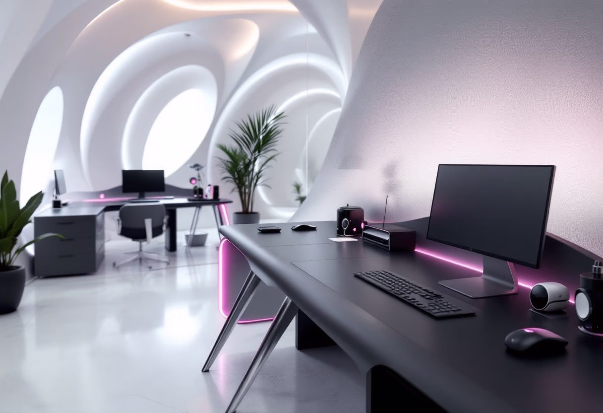 <subject>[background image] image of modern workspace (for a productivity tools business)</subject>