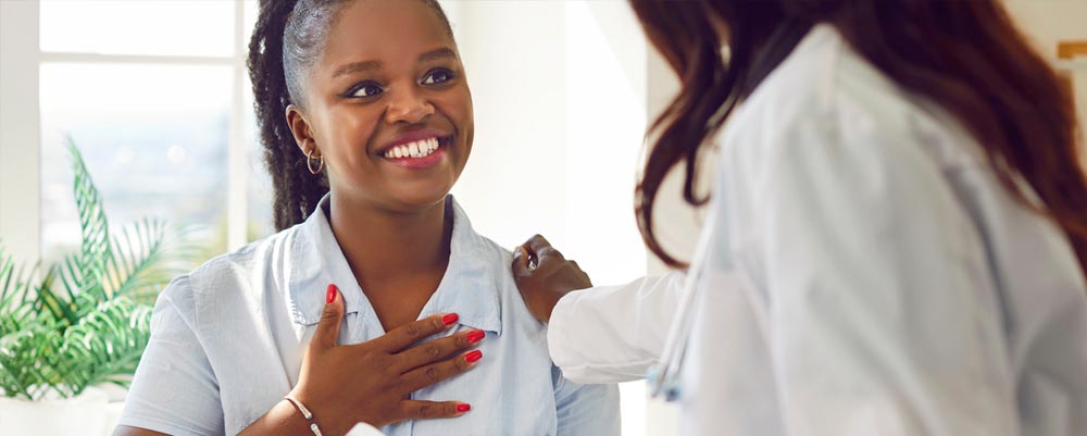 doctor talking to patient