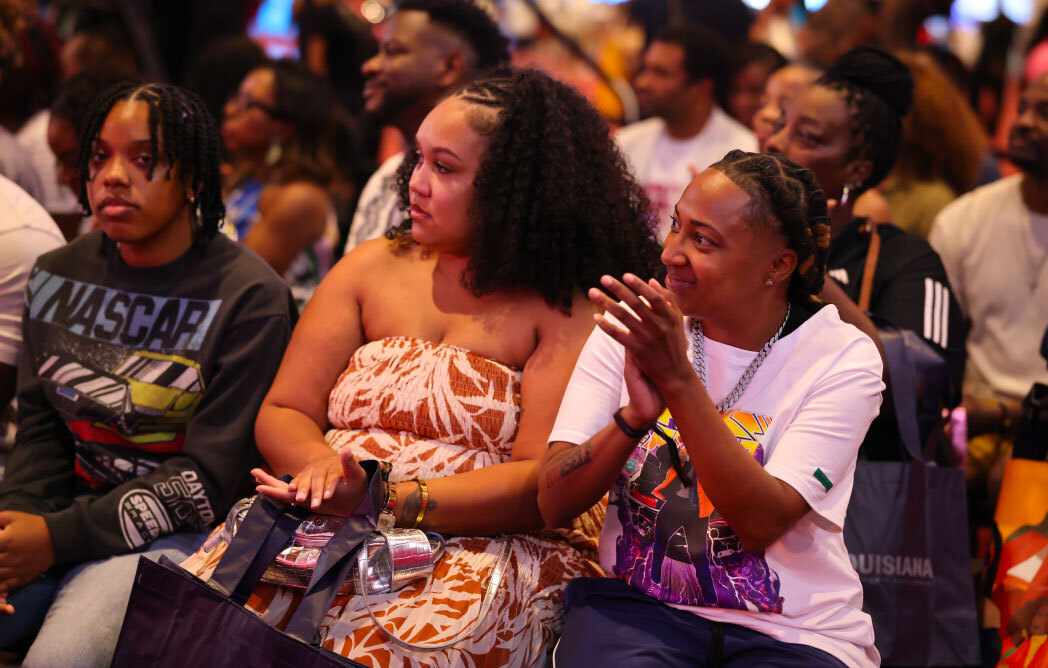 Attendees at Essence Festival of Culture