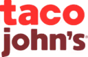 Taco John's logo with the brand name in red lowercase letters.