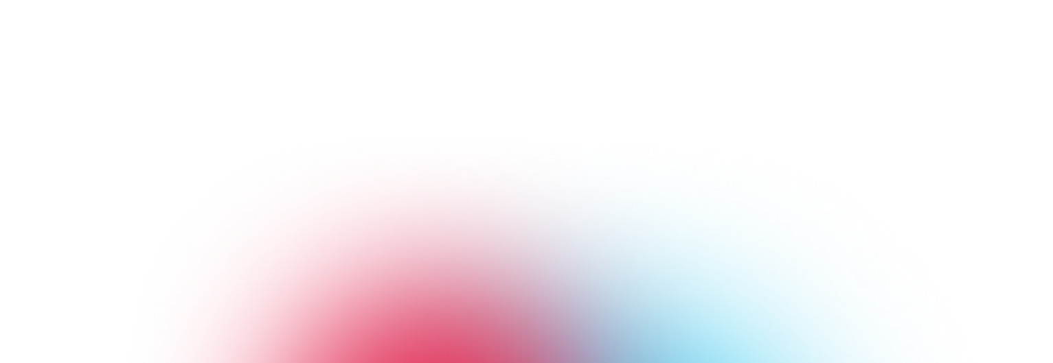 Blurred gradient background transitioning from red on the left to blue on the right.