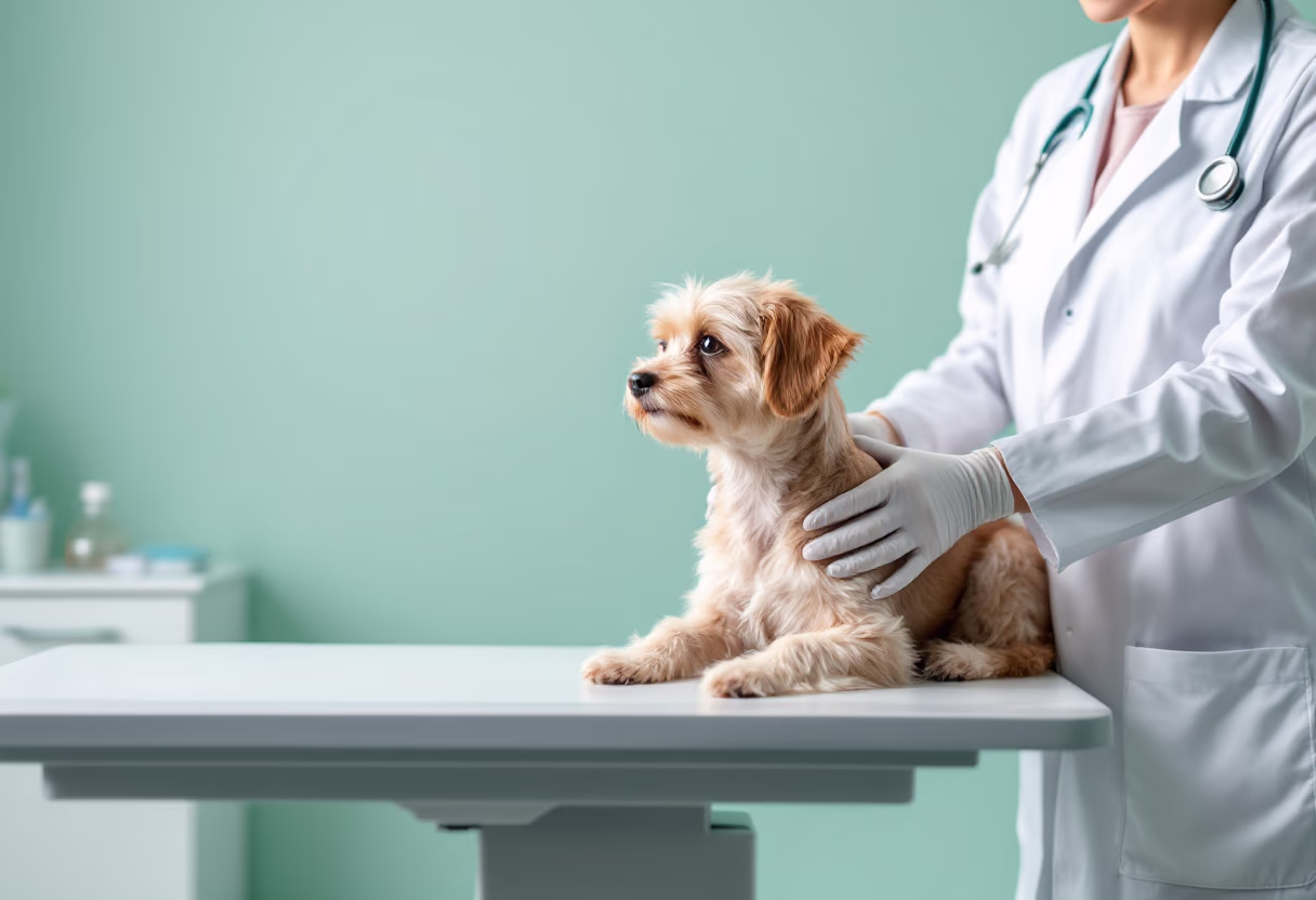 image of a vet assisting an animal