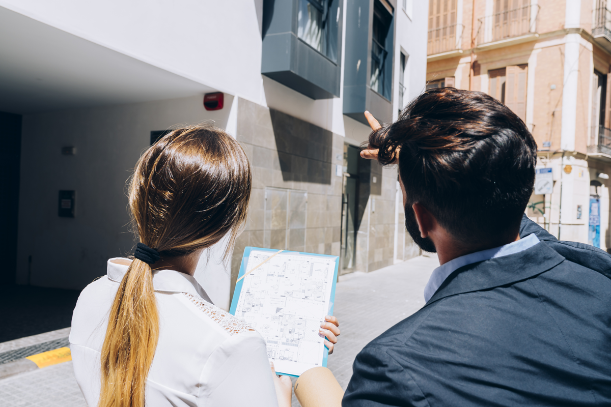 [interface] image of user interface showing property listings (for a real estate tech).