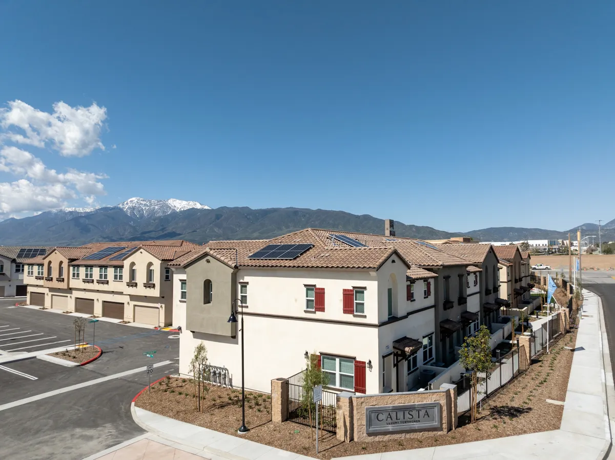 exterior of Calista with exterior logo sign