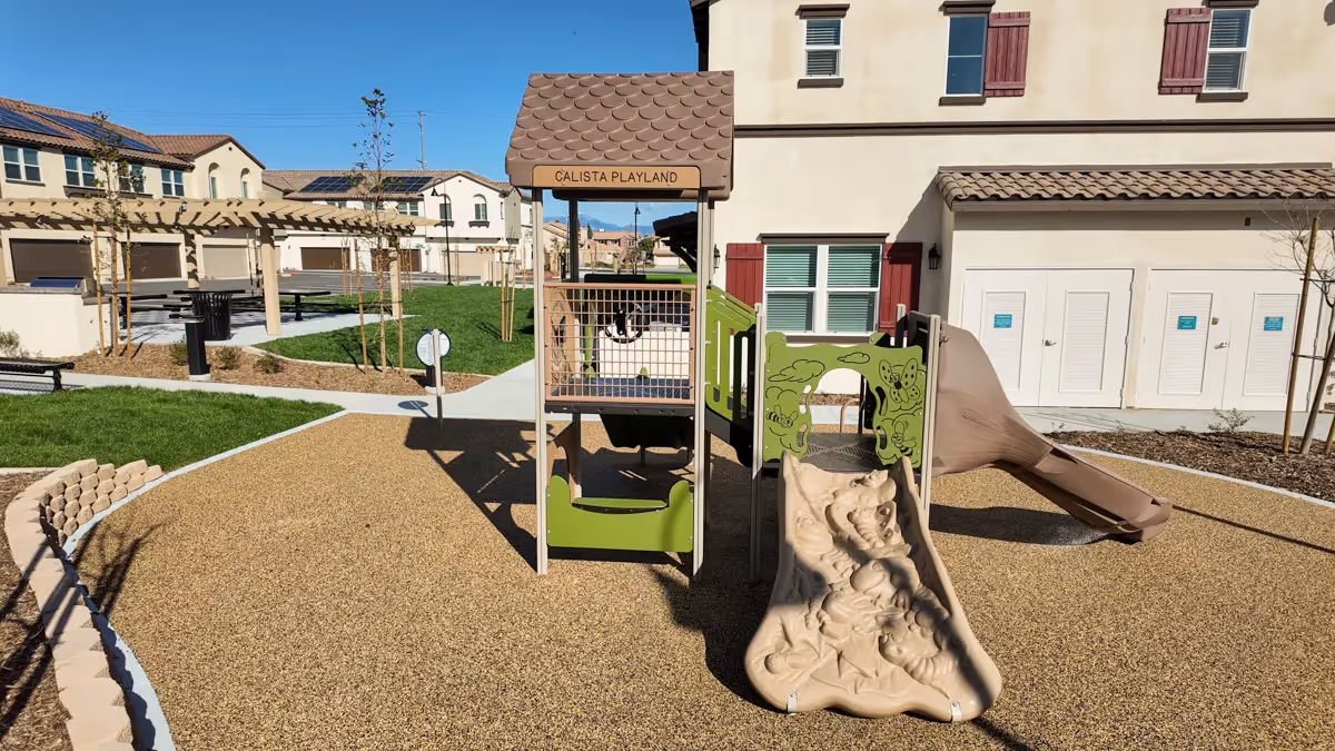 Calista playground with slide