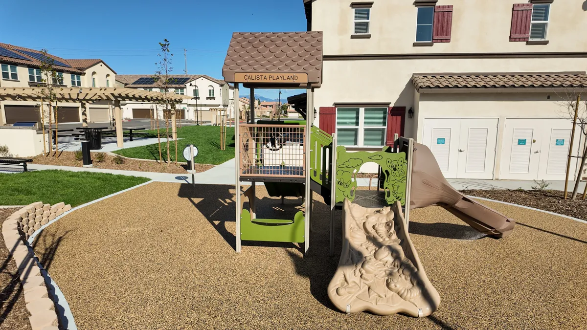 Calista playground with slide