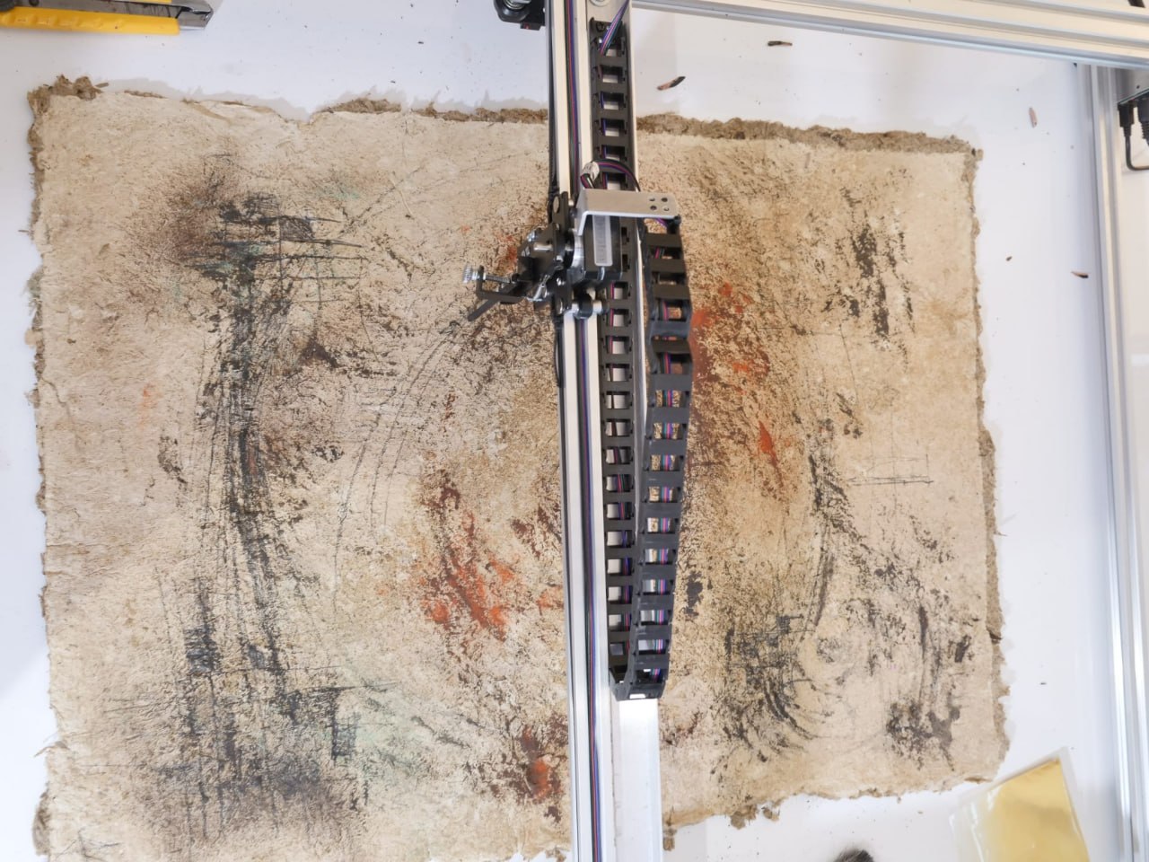 Plotter drawing on DARA paper