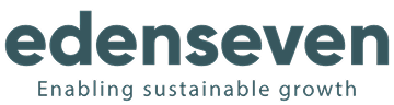 Edenseven logo with tagline about enabling sustainable business growth