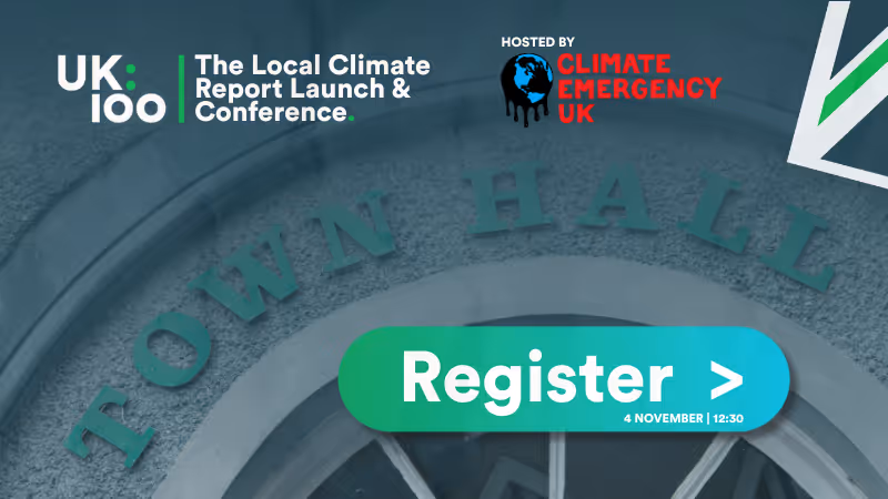 UK100 at the The Local Climate Report Launch & Conference