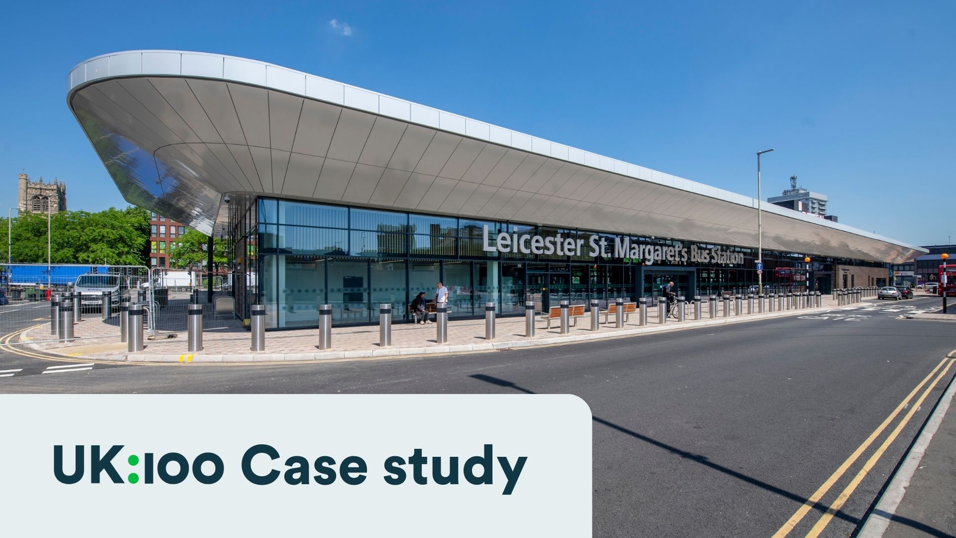 Modern Leicester St. Margarets Bus Station with sleek architectural design