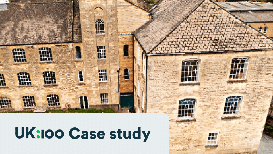 Historic stone buildings with multiple windows in UK case study