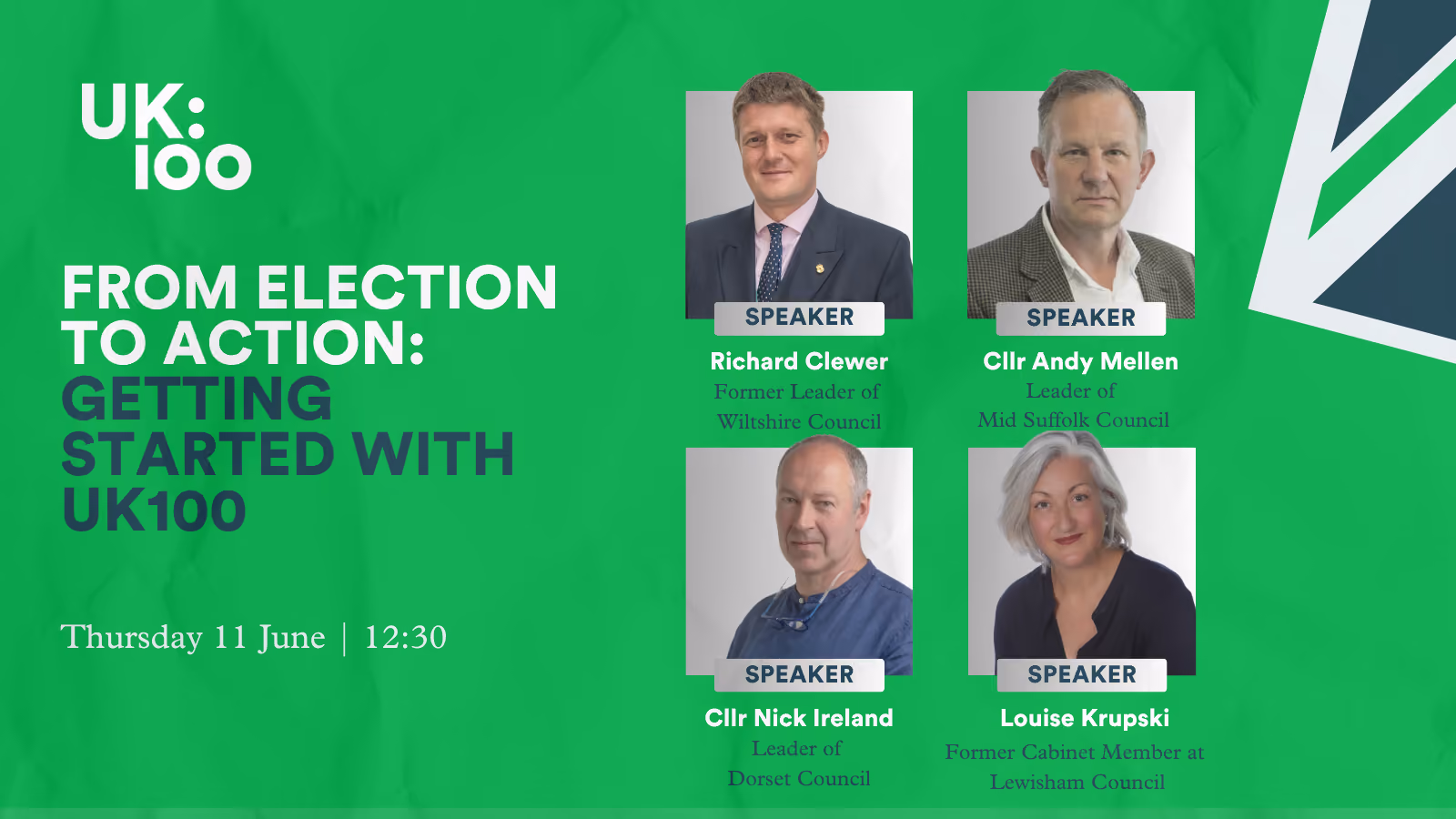 From election to action: Getting started with UK100