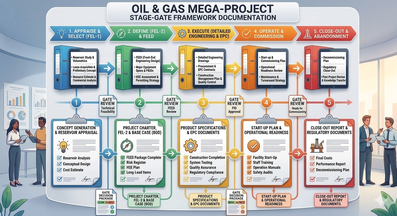 Industrial asset lifecycle and operating framework