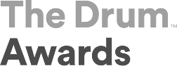 The Drum Awards logo text in gray and black.