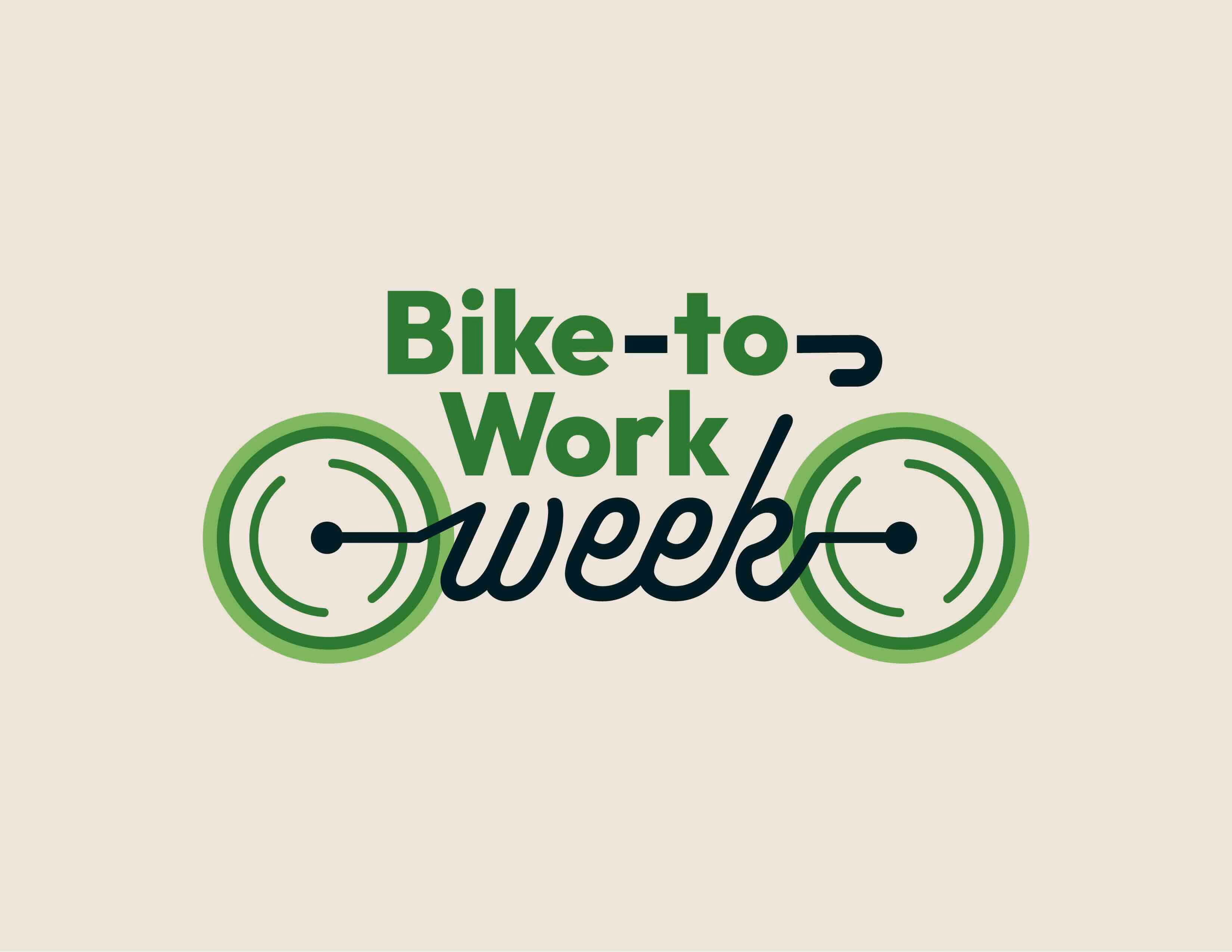 Bike to Work week logo design
