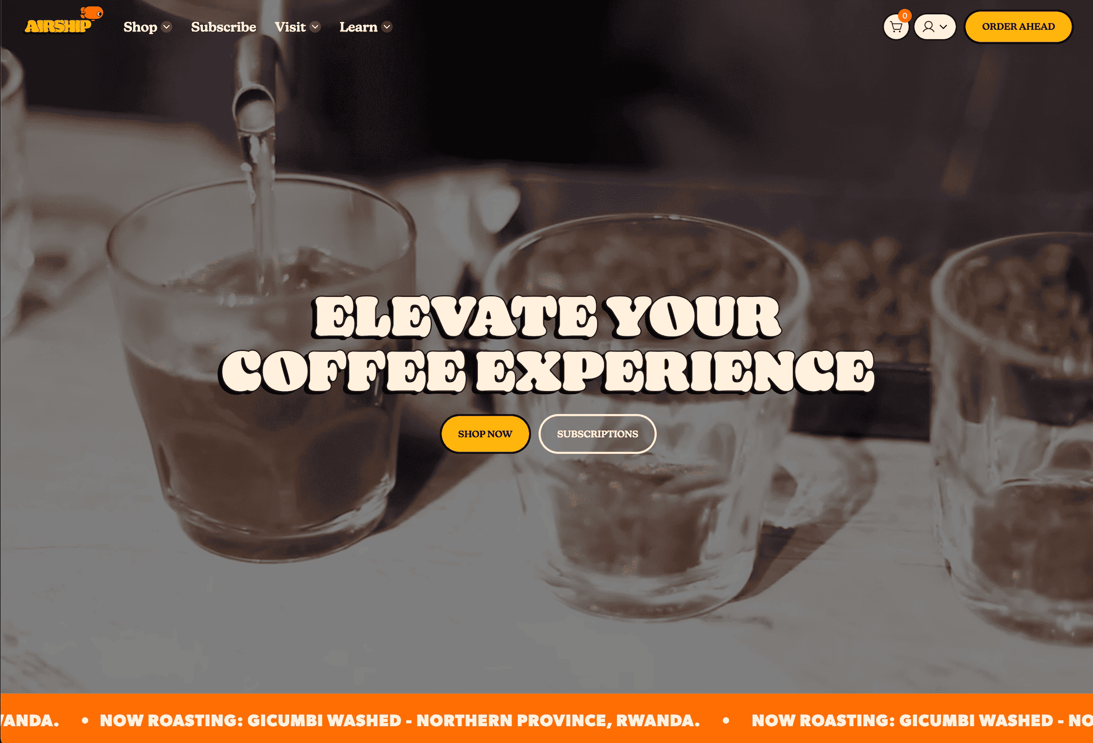 Airship Coffee project cover image