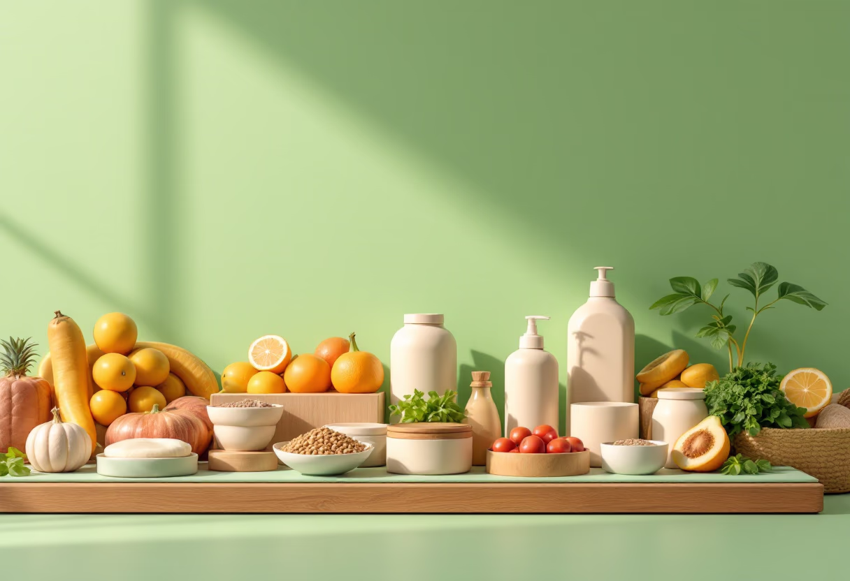 image of packaged goods shelf (for a grocery store)