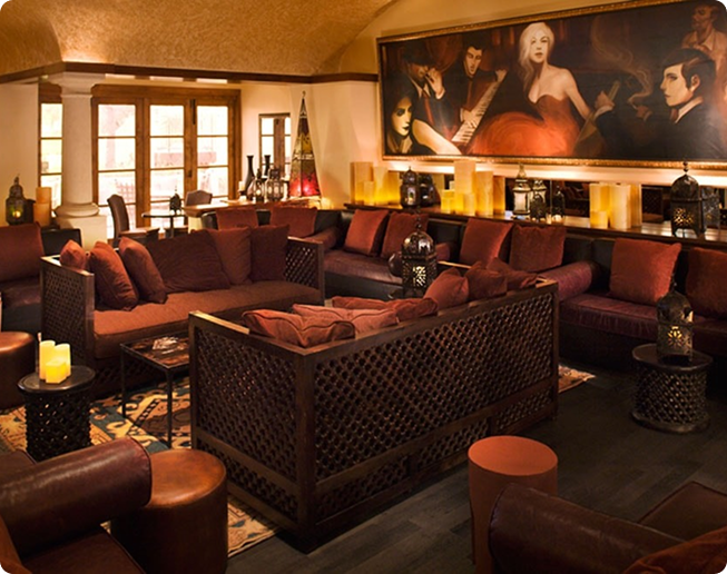 Omni Speakeasy bar interior with seating