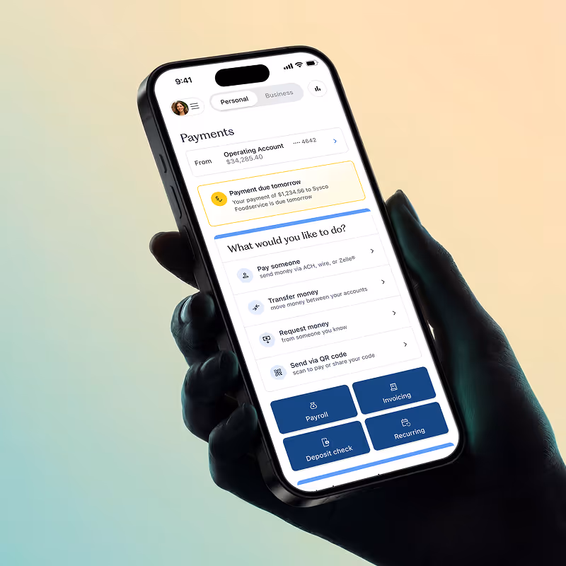Candescent digital banking payment dashboard feature highlight