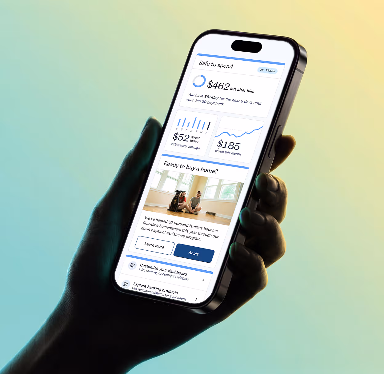 Candescent software dashboard highlight