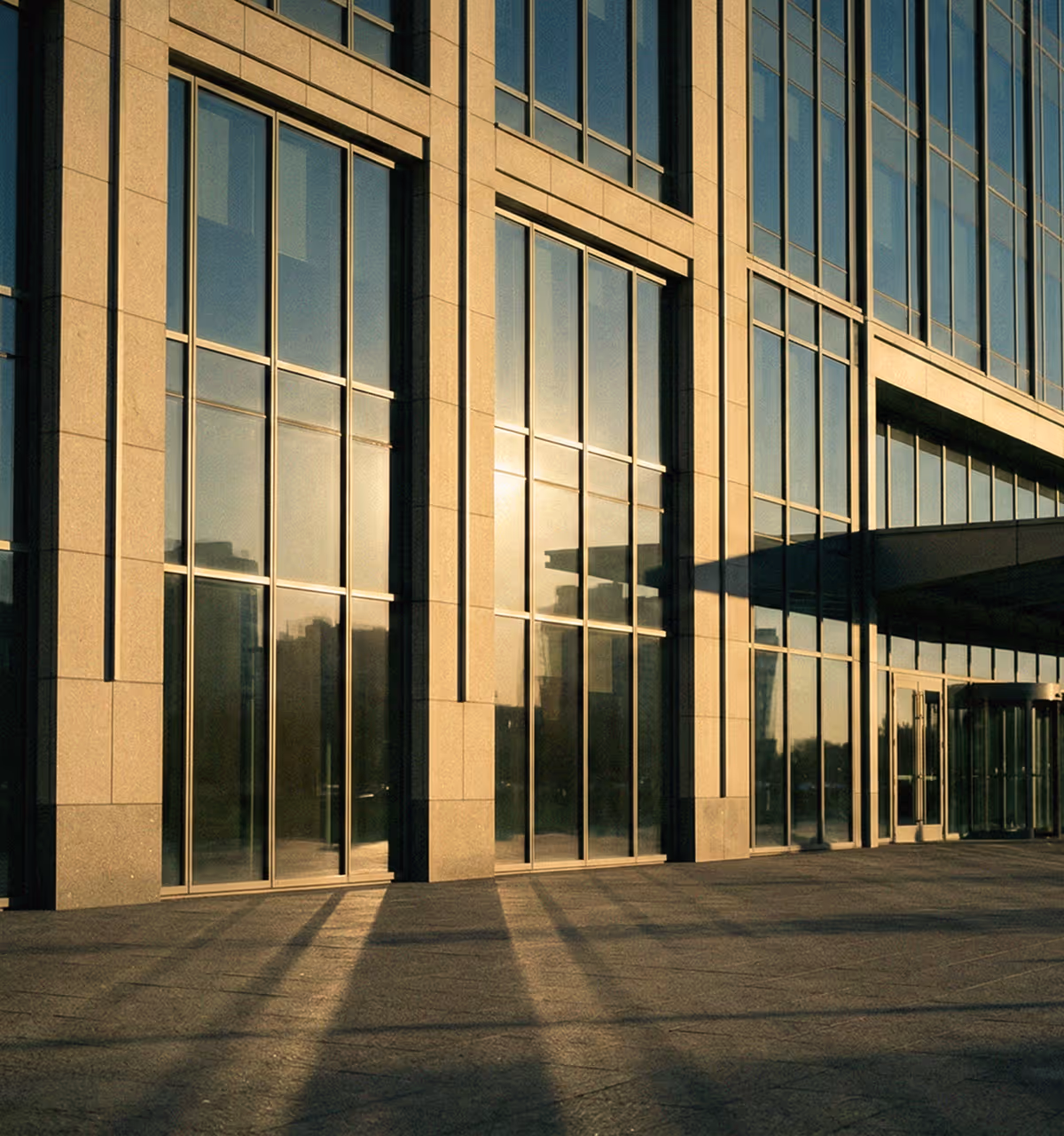 Entrance of an office building