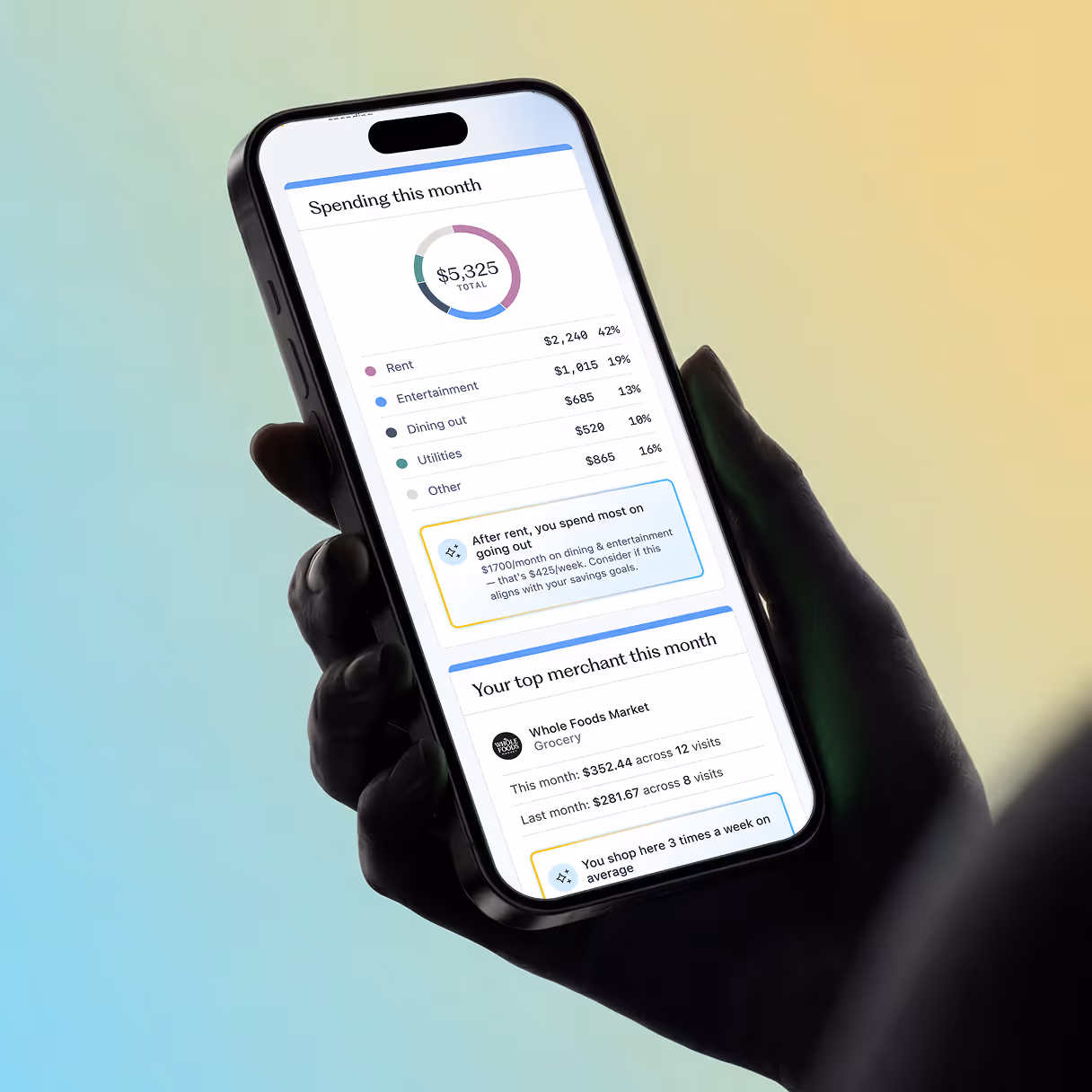 Candescent spending tracker feature