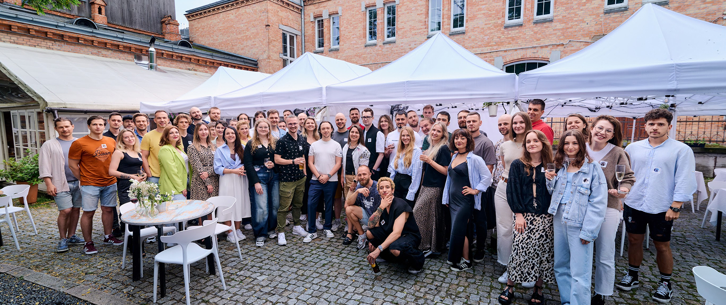 Akveo team group photo