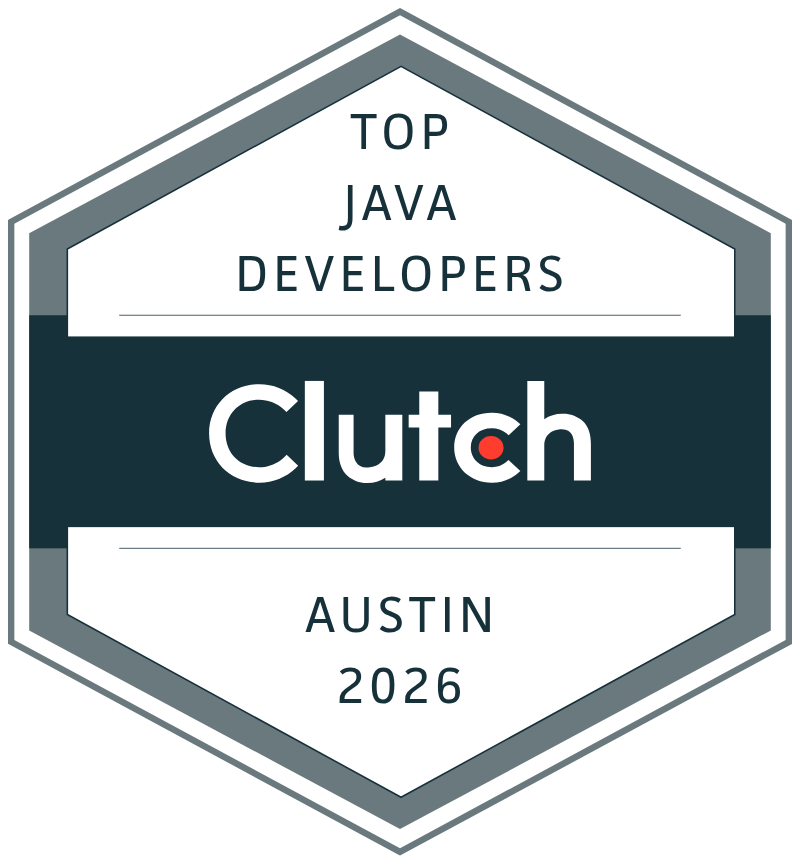 Top Clutch Java Developers Austin 2026 award badge