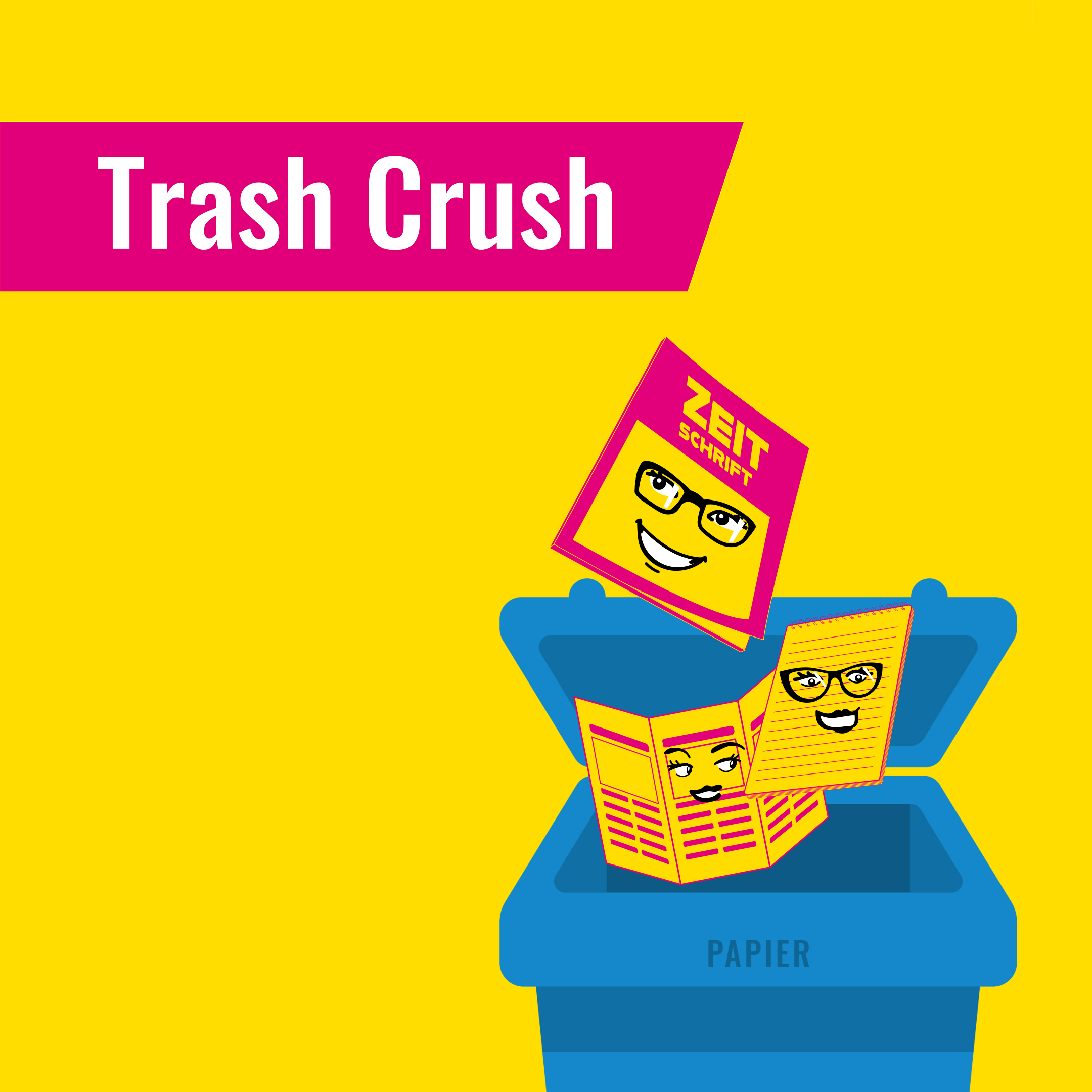 Cover image of the Trash Crush game