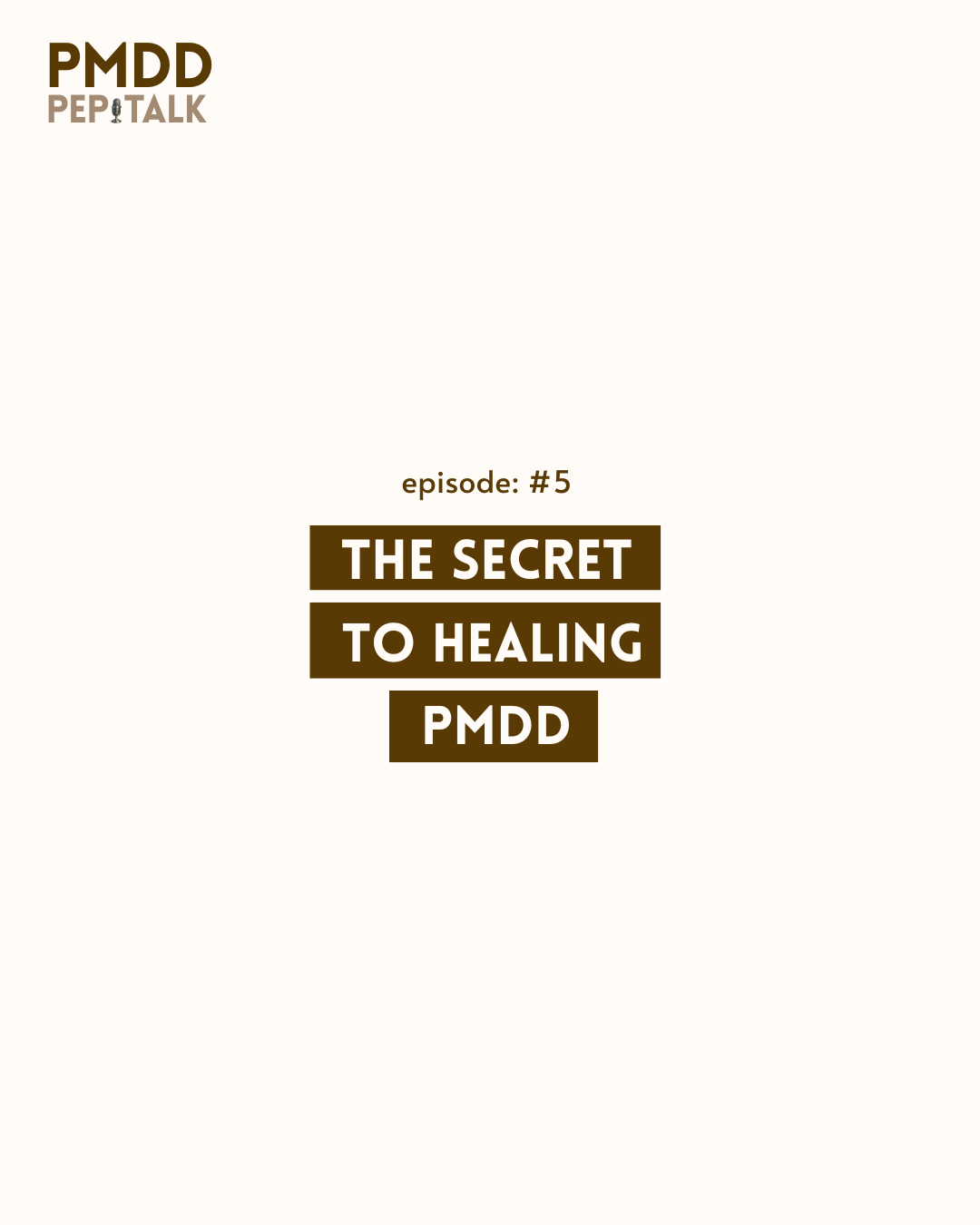 The Secret to Healing PMDD