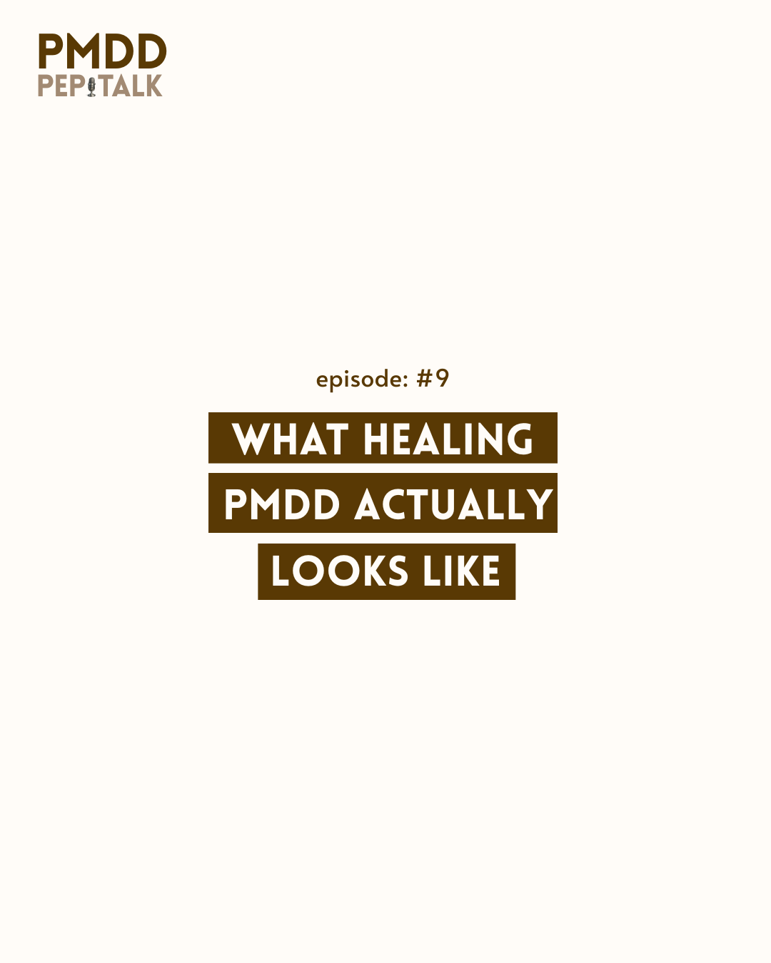 What healing PMDD actually looks like