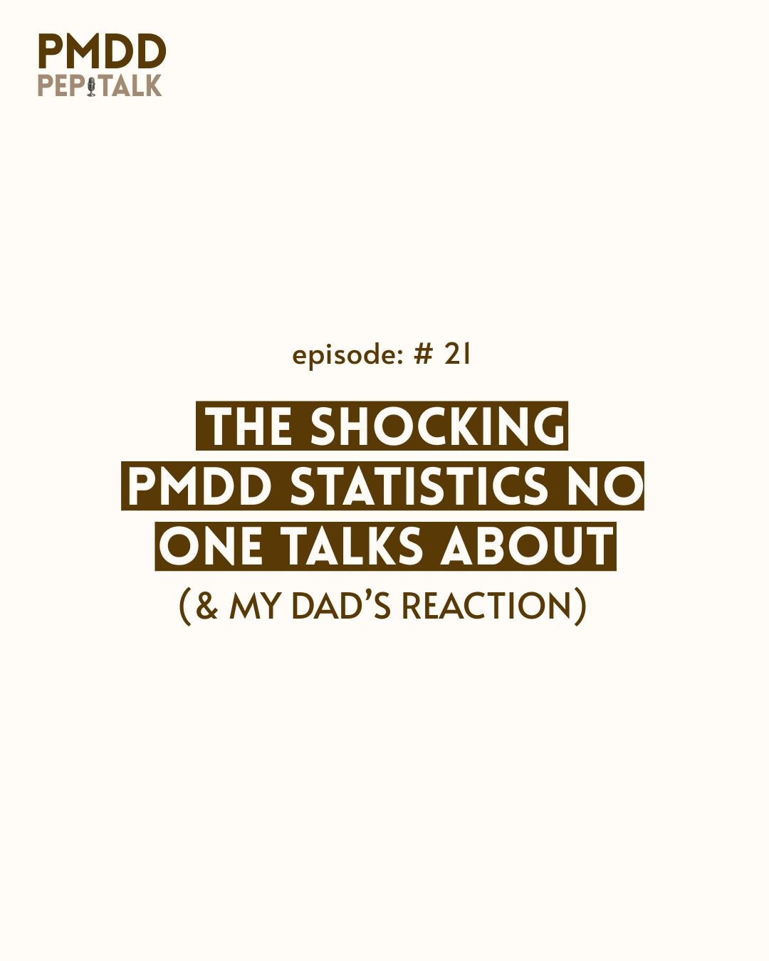 The Shocking PMDD Statistics No One Talks About (+ My Dad's Reaction)