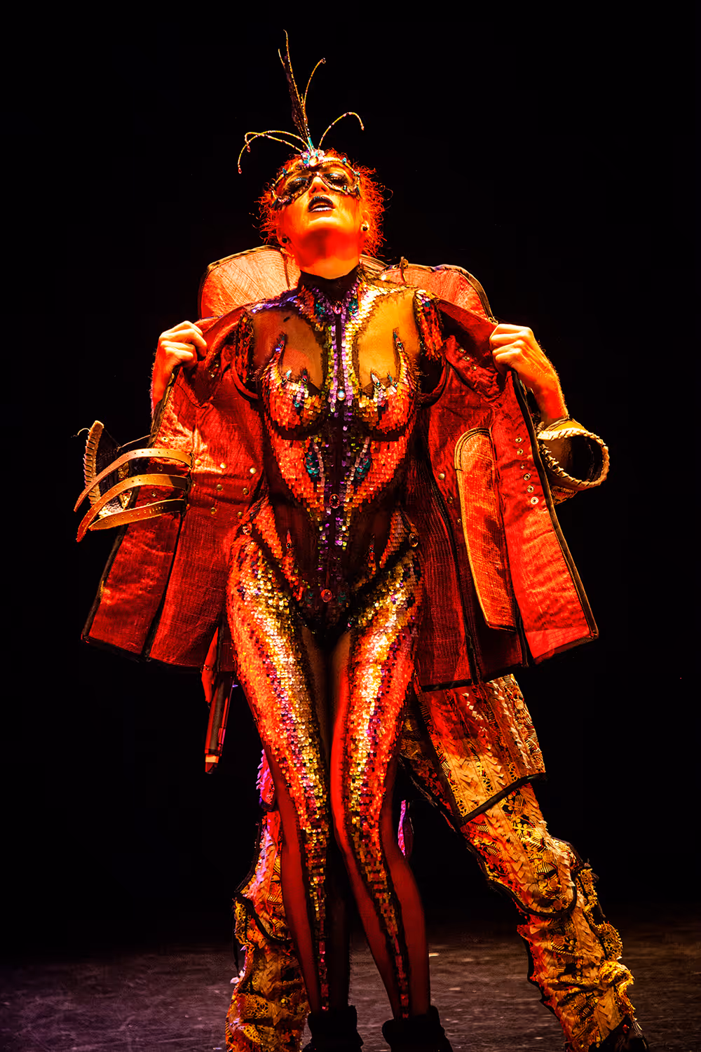 Scales of the World. Ocean All Over. Scotland. Breazy Lee Costume by Mr Pear. 2023. Bill Coleman.
