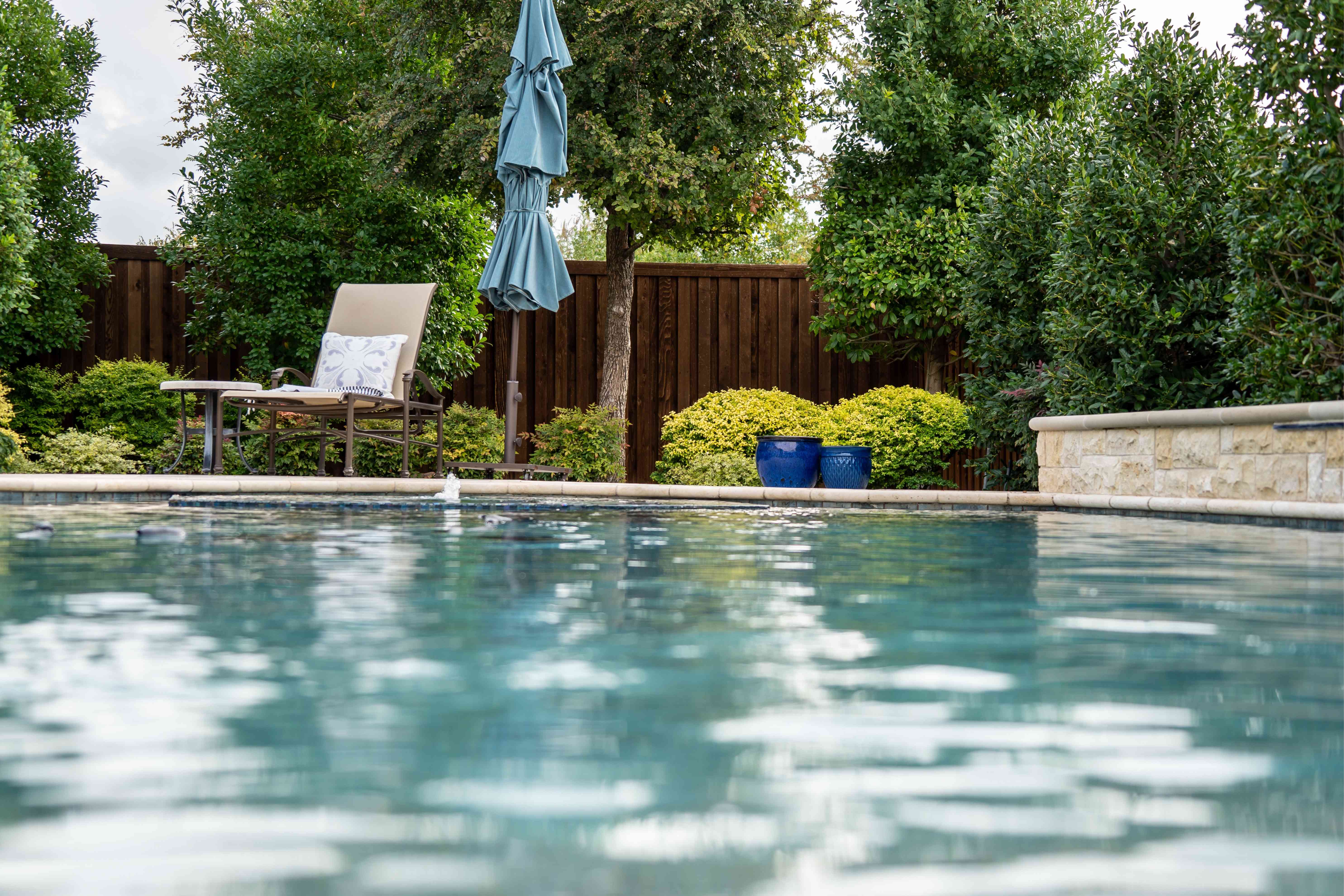 Pool Adjacent Hardscape & Garden