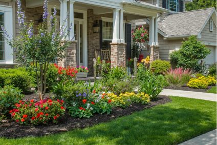 front yard landscape design