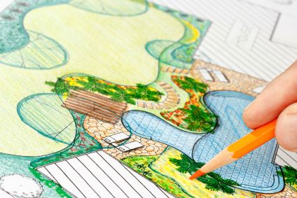 custom landscape plan design